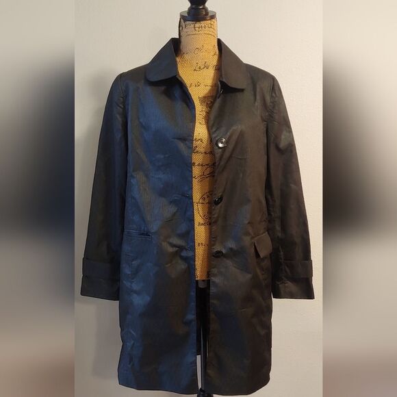 J. Richards International Long Wool Raincoat Sz 12 - Picture 8 of 15